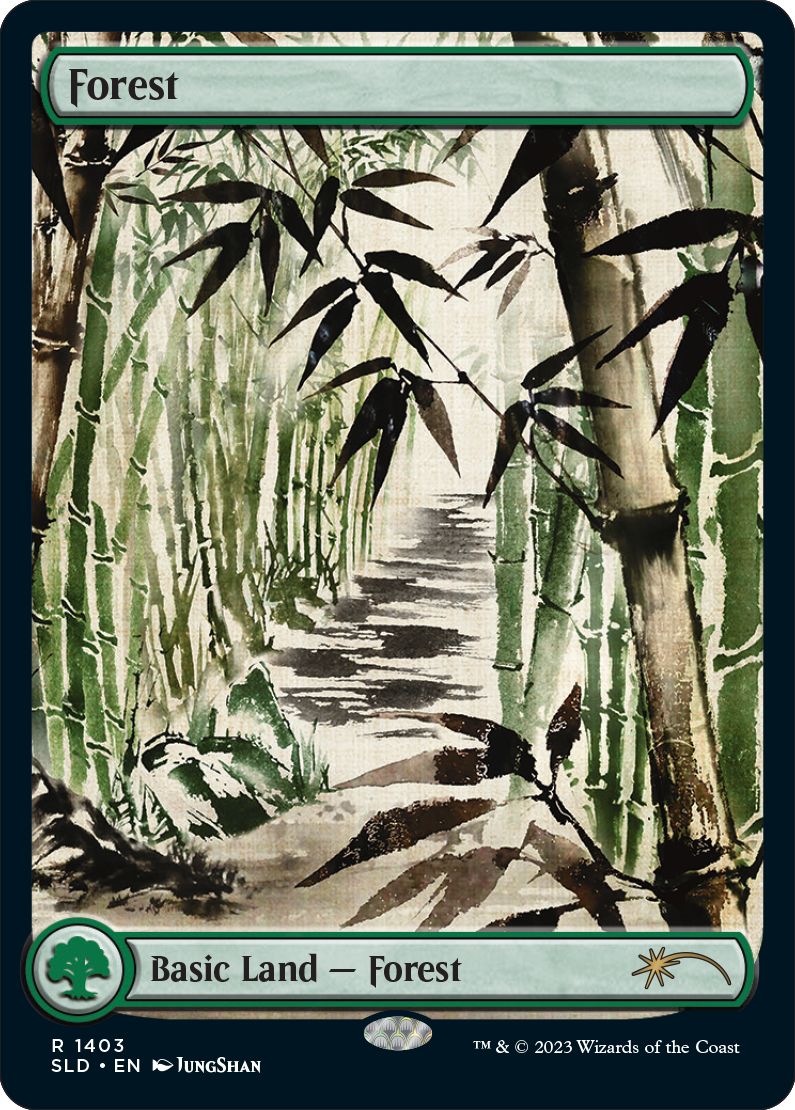 (英)【Foil】森 / Forest【SLD】Meditations on Nature No.1403