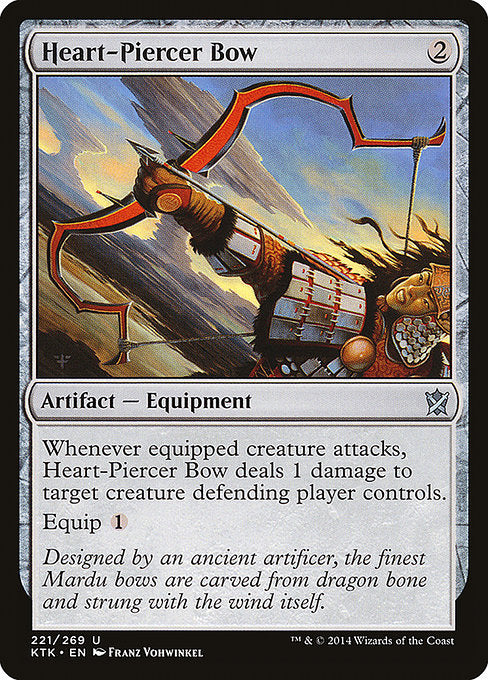 (英)【Foil】心臓貫きの弓 / Heart-Piercer Bow【KTK】 No.221
