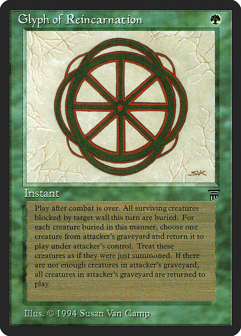 (英)Glyph of Reincarnation【LEG】 No.189