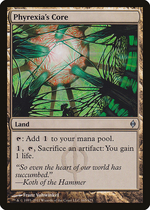 (英)ファイレクシアの核 / Phyrexia's Core【NPH】 No.165