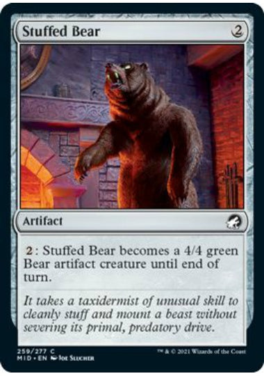 (英)【Foil】熊の剥製 / Stuffed Bear【MID】 No.259