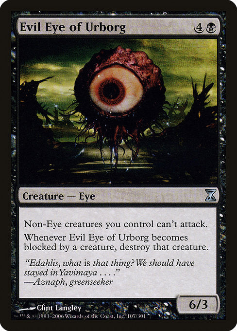 (英)【Foil】アーボーグの邪眼 / Evil Eye of Urborg【TSP】 No.107