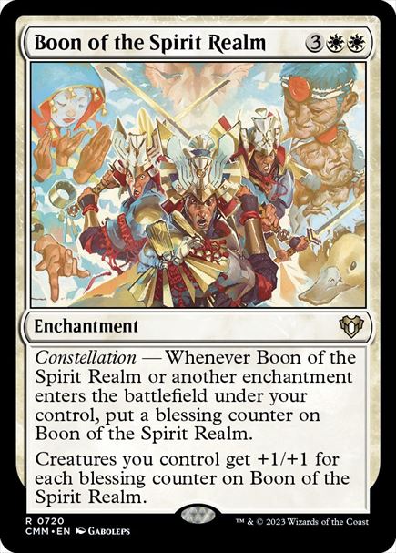 (英)精霊界の加護 / Boon of the Spirit Realm【CMM】 No.0720