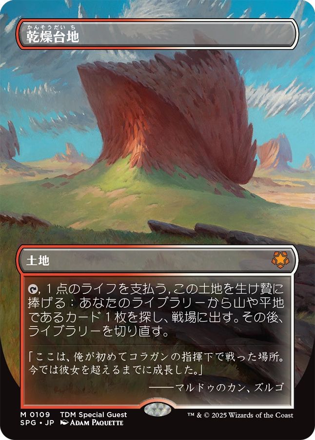 トレーディングカード MTG 乾燥台地/Arid Mesa MPS Foil 2枚