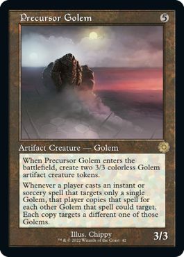 (英)【Foil】先駆のゴーレム / Precursor Golem【BRR】旧枠加工カード No.042