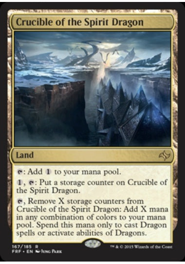 (英)【Foil】精霊龍のるつぼ / Crucible of the Spirit Dragon【FRF】 No.167