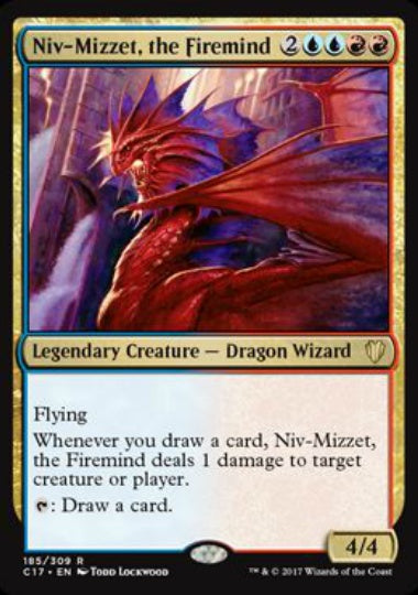 (英)火想者ニヴ＝ミゼット / Niv-Mizzet, the Firemind【C17】 No.185