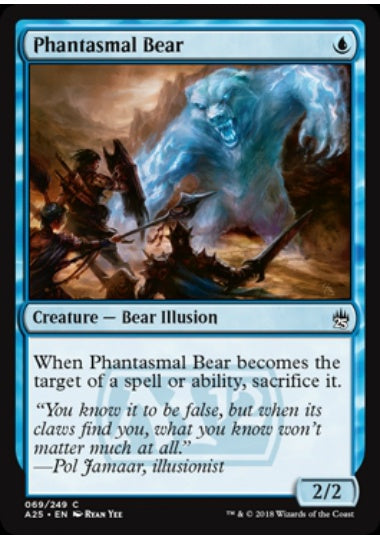 (英)【Foil】幻影の熊 / Phantasmal Bear【A25】 No.069