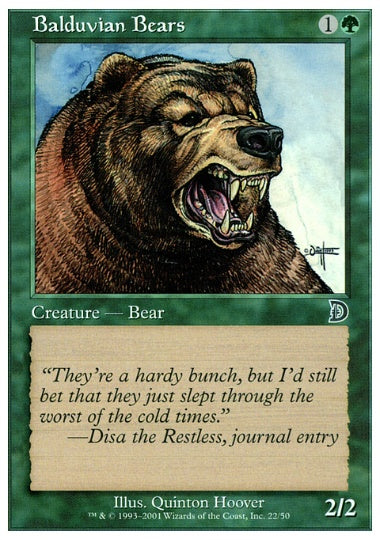 (英)Balduvian Bears【DM】 No.022
