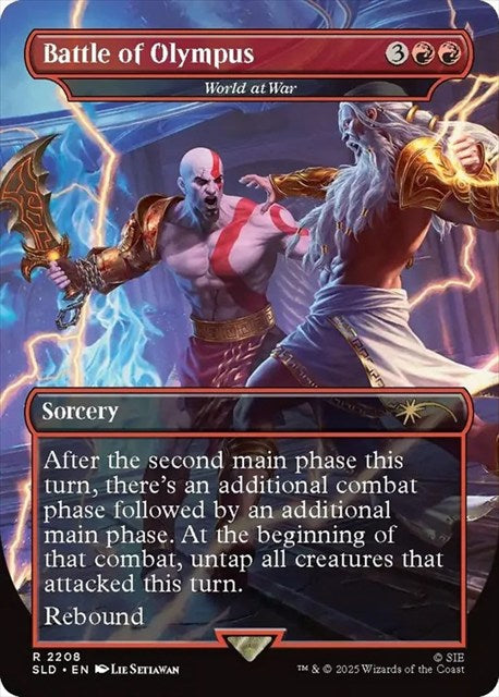 (英)【Foil】Battle of Olympus[世界大戦 / World at War]【SLD】 Secret Lair x God of War: Greek No.2208