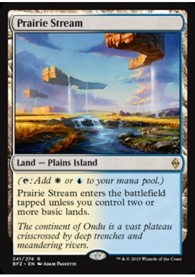 (英)大草原の川 / Prairie Stream【BFZ】 No.241
