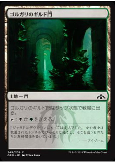 (日)【Foil】ゴルガリのギルド門 / Golgari Guildgate【GRN】 No.249