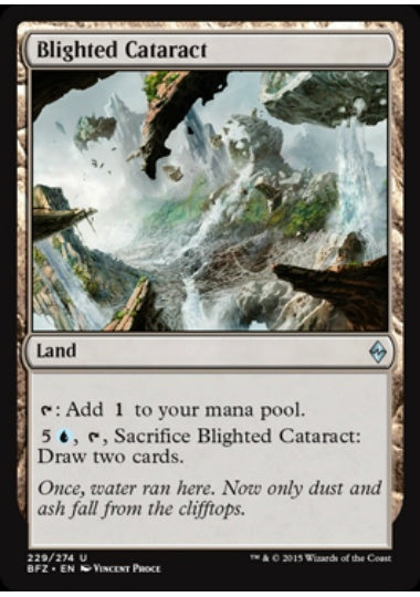 (英)荒廃した瀑布 / Blighted Cataract【BFZ】 No.229