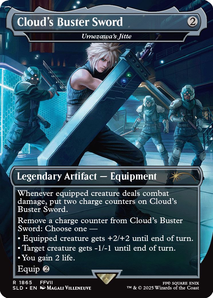 (英)クラウドのバスターソード / Cloud's Buster Sword[梅澤の十手 / Umezawa's Jitte] 【SLD】 Secret Lair x FINAL FANTASY: Weapons EN No.1865