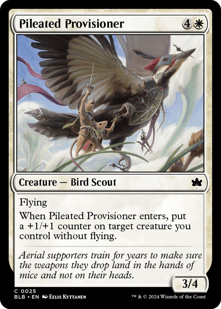 (英)【Foil】鶏冠の供給者 / Pileated Provisioner【BLB】 No.025
