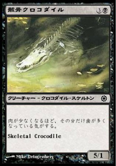 (日)骸骨クロコダイル / Skeletal Crocodile【POR】 No.110