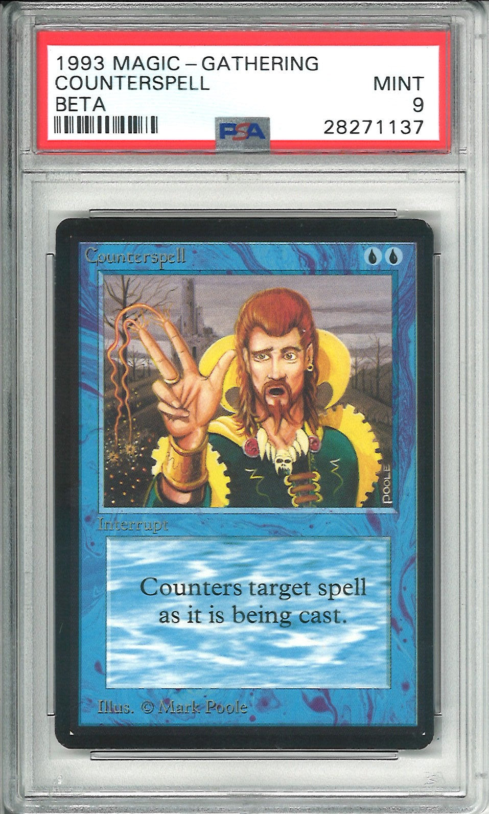 [鑑定品](英)対抗呪文 / Counterspell【BETA】 PSA9 ID:28271137