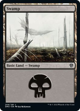 (英)【Foil】沼 / Swamp【DMU】 No.268