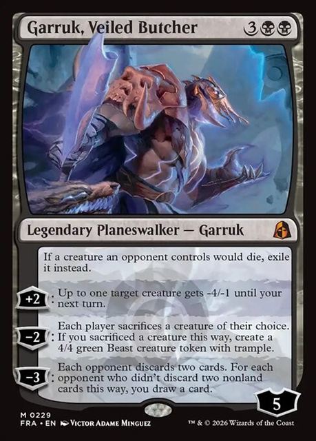 【予約商品】(英)ヴェール被りの解体者、ガラク / Garruk, Veiled Butcher【FRA】 No.229