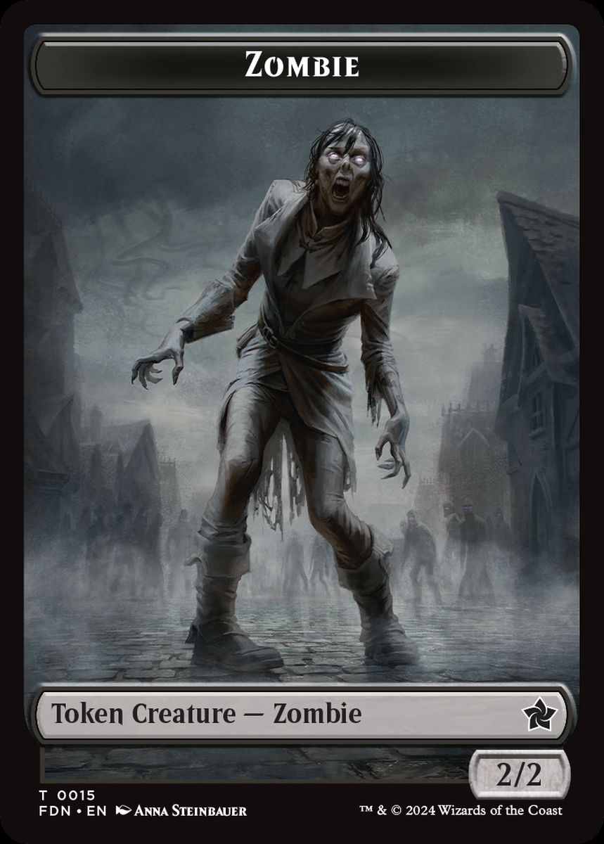 (英)ゾンビトークン / Zombie Token No.015 - 昆虫トークン / Insect Token【FDN-TOKEN】 No.021