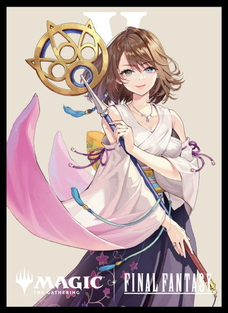 【サプライ】 エンスカイ マジック：ザ・ギャザリング--FINAL FANTASY プレイヤーズカードスリーブ MFS-12 「キャラクター」ボーダーレス版《大召喚士、ユウナ》 (80枚入り) ※発送方法は「ゆうパック」を選択してください。