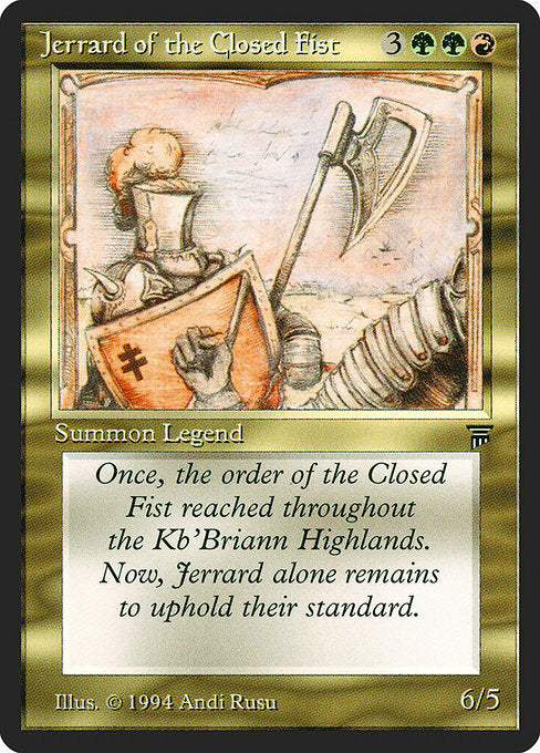 (英)Jerrard of the Closed Fist【LEG】 No.235
