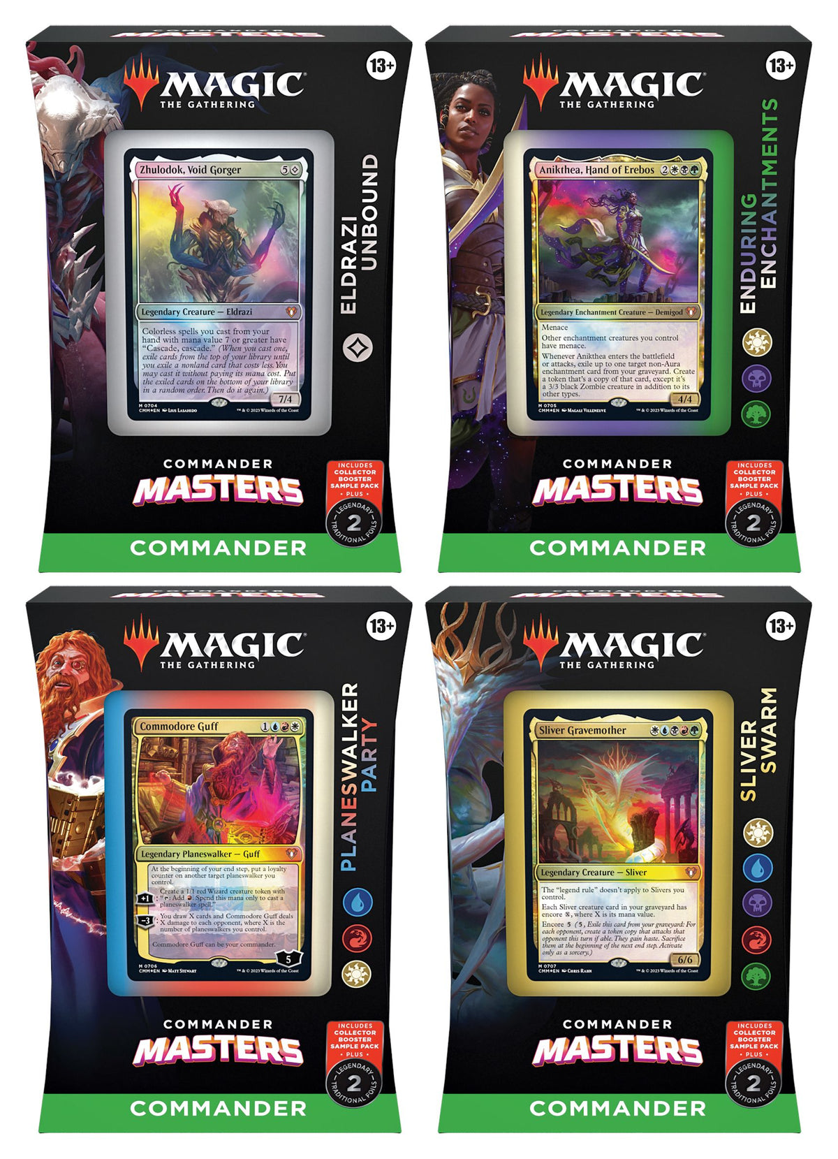 (英)統率者マスターズ 統率者デッキ 4種セット / Commander Masters Commander Deck Set【BOX】 ※発送方法は「ゆうパック」を選択してください。