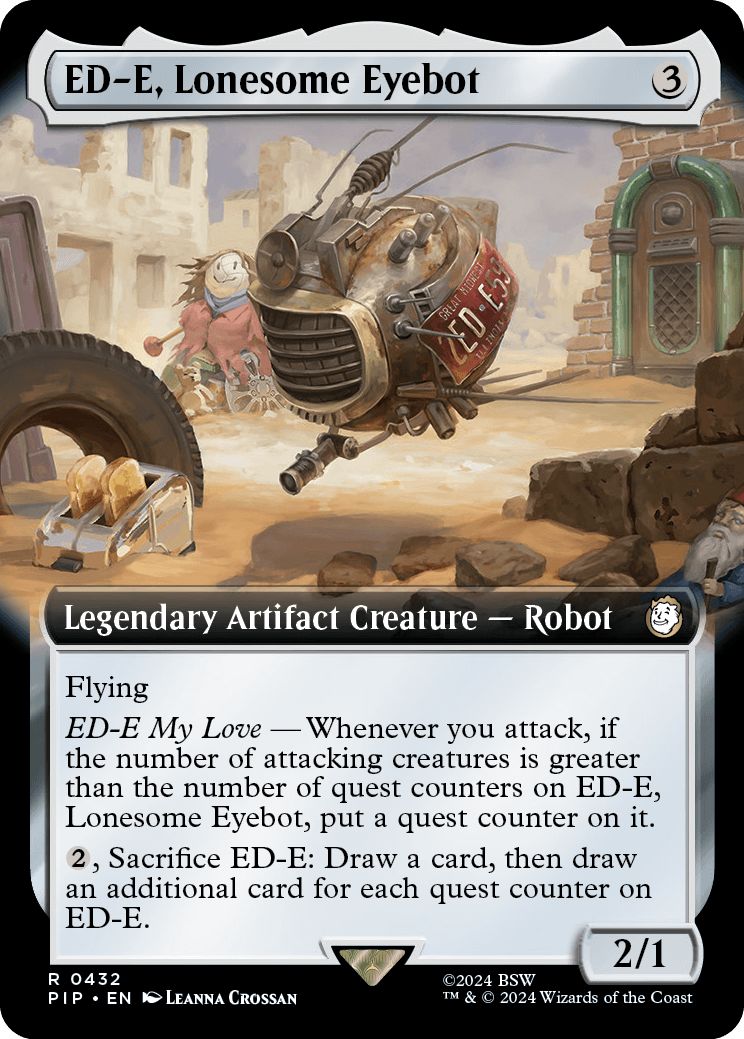 (英)【Foil】孤独なアイボット、ED-E / ED-E, Lonesome Eyebot ★拡張枠★ 【PIP】 No.0432