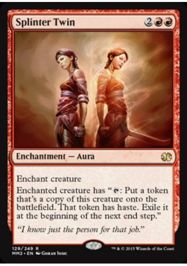 (英)【Foil】欠片の双子 / Splinter Twin【MM2】 No.129