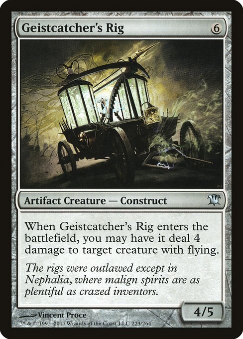 (英)【Foil】霊捕らえの装置 / Geistcatcher's Rig【ISD】 No.223