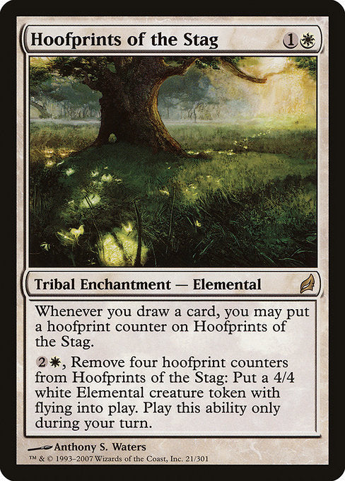 (英)【Foil】雄鹿の蹄の跡 / Hoofprints of the Stag【LRW】 No.021