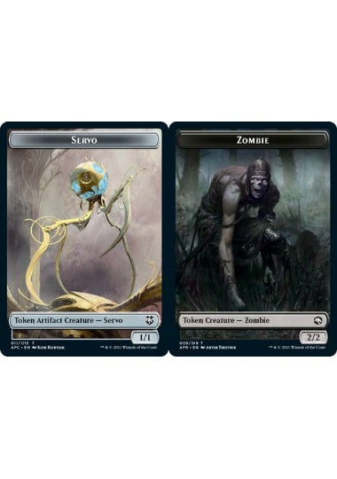 (英)霊気装置トークン / Servo Token No.011 - ゾンビトークン / Zombie Token【AFC-TOKEN】 No.009