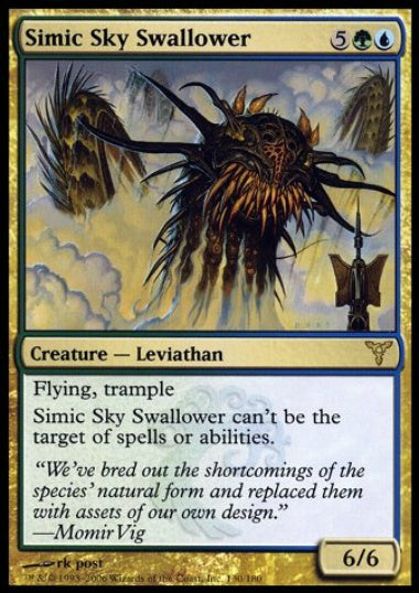 (英)【Foil】シミックの空呑み / Simic Sky Swallower【DIS】 No.130