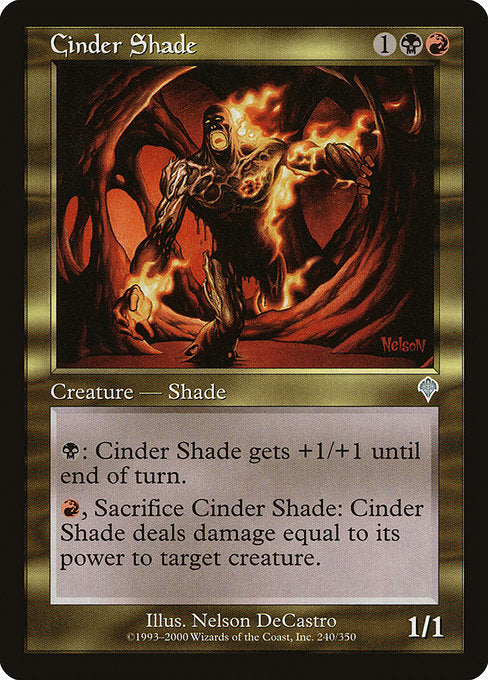 (英)【Foil】燃えがらの影 / Cinder Shade【INV】 No.240