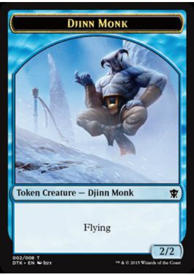 (英)ジン・モンクトークン / Djinn Monk Token【DTK-TOKEN】 No.002