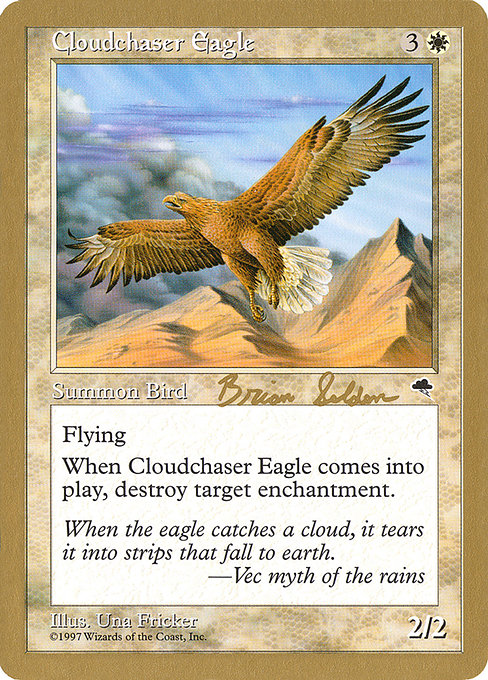 (英)雲を追う鷲 / Cloudchaser Eagle【WC98】 World Championship Decks 1998 Brian Selden 金枠 No.006