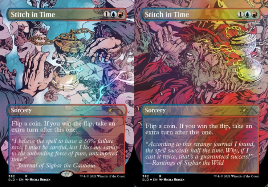 (英)【Foil】時の縫い合わせ / Stitch in Time【SLD】Heads I Win, Tails You Lose No.382