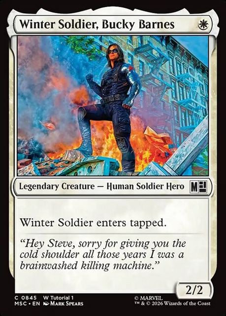 (英)ウィンター・ソルジャー、バッキー・バーンズ / Winter Soldier, Bucky Barnes【MSC】 No.845
