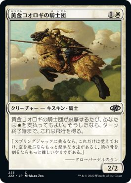 (日)黄金コオロギの騎士団 / Order of the Golden Cricket【J22】 No.223