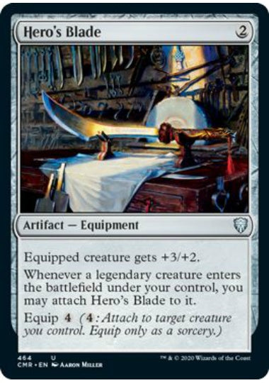 (英)英雄の刃 / Hero's Blade【CMR】 統率者デッキ収録 No.464