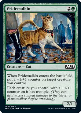 (英)【Foil】誇り猫 / Pridemalkin【M21】 No.196