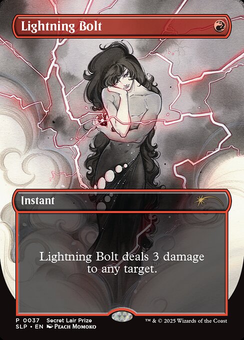 (英)稲妻 / Lightning Bolt【SLP】 Secret Lair Showdownプロモ No.037