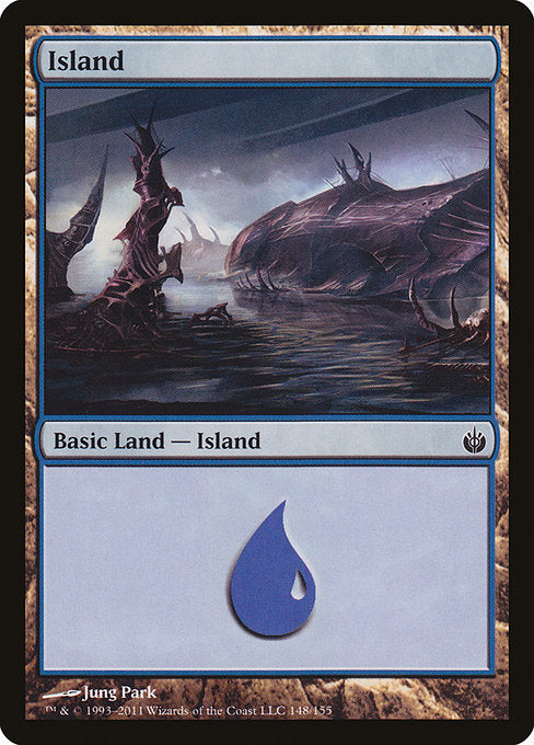 (英)【Foil】島 / Island【MBS】 No.148