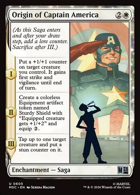 (英)キャプテン・アメリカの原点 / Origin of Captain America【MSC】 No.605
