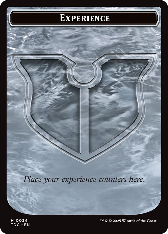 (英)経験トークン / Experience Token No.034 - 宝物トークン / Treasure Token【TDC-TOKEN】 No.016