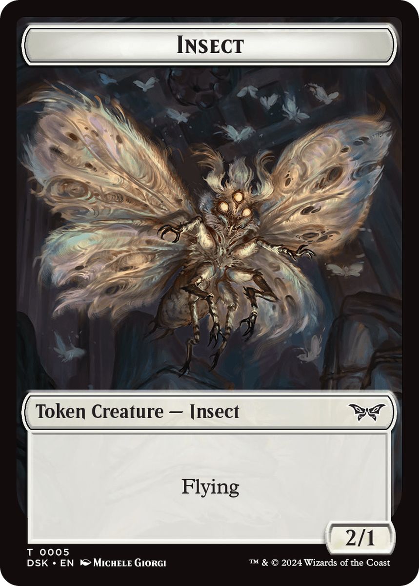 (英)昆虫トークン / Insect Token【DSK-TOKEN】 No.005