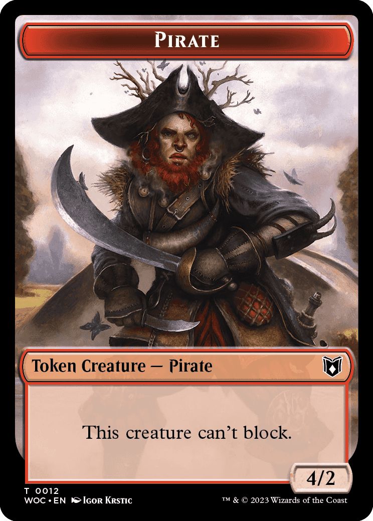 (英)海賊トークン / Pirate Token No.012 - 人間トークン / Human Token【WOC-TOKEN】 No.002