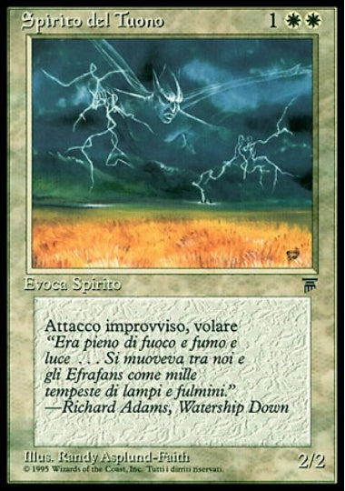 (イタリア語)Spirito del Tuono / Thunder Spirit【LEG】 No.039