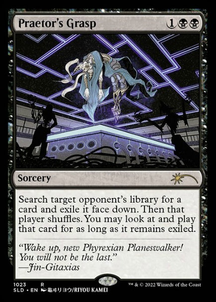 (英)【Foil】法務官の掌握 / Praetor's Grasp【SLD】Kamigawa: the Manga: the Cards No.1023