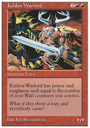 (英)ケルドの大将軍 / Keldon Warlord【5ED】 No.247